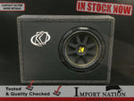 KICKER 10TC104 10 INCH 4-OHM SUBWOOFER AND ENCLOSURE