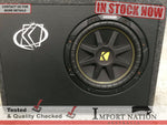 KICKER 10TC104 10 INCH 4-OHM SUBWOOFER AND ENCLOSURE