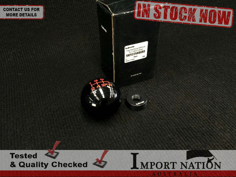 VMS FING FAST ROUND SHIFT GEAR SHIFTER KNOB 6-SPEED SKF12256BKRD