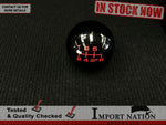 VMS FING FAST ROUND SHIFT GEAR SHIFTER KNOB 6-SPEED SKF12256BKRD