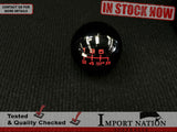 VMS FING FAST ROUND SHIFT GEAR SHIFTER KNOB 6-SPEED SKF12256BKRD