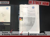 VOLKSWAGEN GOLF MK4 98-04 OWNER'S MANUAL BOOKLETS AND WALLET