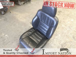 JEEP CHEROKEE XJ 94-96 FRONT RIGHT SEAT - GREY LEATHER - NO RAILS