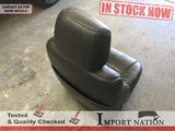 JEEP CHEROKEE XJ 94-96 FRONT RIGHT SEAT - GREY LEATHER - NO RAILS