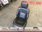 JEEP CHEROKEE XJ 94-96 FRONT LEFT SEAT - GREY LEATHER - NO RAILS