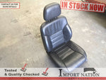 JEEP CHEROKEE XJ 94-96 FRONT LEFT SEAT - GREY LEATHER - NO RAILS