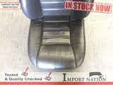 JEEP CHEROKEE XJ 94-96 FRONT LEFT SEAT - GREY LEATHER - NO RAILS