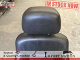 JEEP CHEROKEE XJ 94-96 FRONT LEFT SEAT - GREY LEATHER - NO RAILS