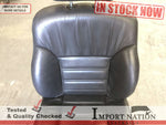 JEEP CHEROKEE XJ 94-96 FRONT LEFT SEAT - GREY LEATHER - NO RAILS