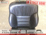 JEEP CHEROKEE XJ 94-96 FRONT LEFT SEAT - GREY LEATHER - NO RAILS