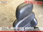 JEEP CHEROKEE XJ 94-96 FRONT LEFT SEAT - GREY LEATHER - NO RAILS