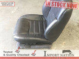 JEEP CHEROKEE XJ 94-96 FRONT LEFT SEAT - GREY LEATHER - NO RAILS