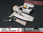 TOYOTA ARISTO JZS147 FRONT LEFT SEATBELT - TAN BROWN