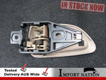 TOYOTA ARISTO JZS147 RIGHT INTERIOR DOOR HANDLE - FRONT OR REAR - TAN 91-96