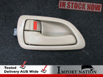 TOYOTA ARISTO JZS147 LEFT INTERIOR DOOR HANDLE - FRONT OR REAR - TAN 91-96