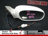 TOYOTA ARISTO JZS147 RIGHT EXTERIOR MIRROR 7-PIN - WHITE 051 91-96