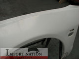 MITSUBISHI LEGNUM VR-4 96-98 LEFT FENDER GUARD PANEL - WHITE