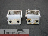 MITSUBISHI LEGNUM VR-4 WAGON BOOT DOOR HINGES - WHITE PAIR