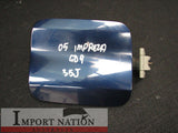 SUBARU IMPREZA GD SEDAN FUEL FLAP LID - BLUE 35J (01-06)