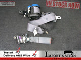 TOYOTA ARISTO JZS147 REAR LEFT SEATBELT - GREY 91-96