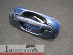 SUBARU IMPREZA GD GG REAR LEFT EXTERIOR DOOR HANDLE - BLUE 35J 01-06