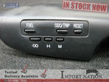 TOYOTA SOARER USED DASHBOARD FUEL ODO TRIM DIMMER DIAL PANEL - NO SCROLL VERSION