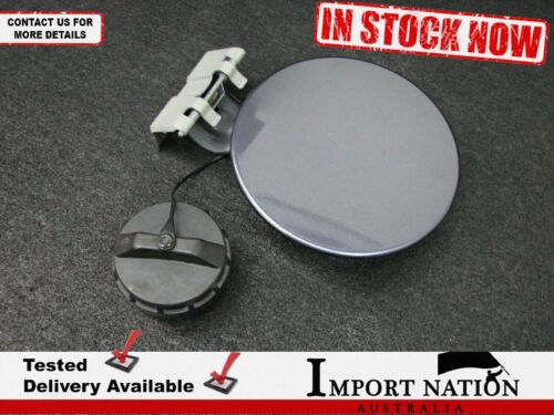 【廃盤　未使用】RALLI ART Fuel Cap Cover MITSUBISHI RG RALLIART COLT USED FUEL FLAP LID / COVER BLUE FD
