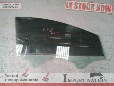 FORD FOCUS LW ST USED FRONT DRIVERS SIDE RIGHT WINDOW GLASS 2012-15