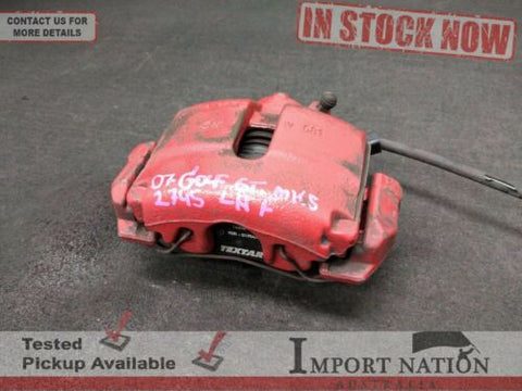 VOLKSWAGEN GOLF MK5 GTi USED FRONT BRAKE CALIPER - PASSENGER SIDE 05-09 VW LEFT