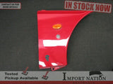 ALFA ROMEO 916 GTV USED FRONT DRIVERS FENDER / QUARTER PANEL - RED ROSSO 130
