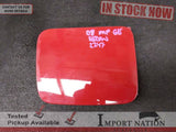 SUBARU IMPREZA G3 SEDAN 07-11 - FUEL FLAP LID - RED C7P #2747