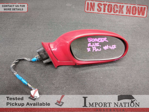 Toyota Soarer Drivers Side Exterior Mirror 7-Pin - Red #47