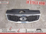 KIA RIO JB (2010-11) UPPER GRILLE WITH EMBLEM - FACELIFT TYPE