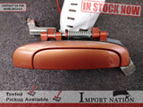 KIA RIO JB (05-11) REAR RIGHT EXTERIOR DOOR HANDLE - ORANGE O6 #2769