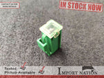 USED OEM FUSE - RELAY - MODULE JDM SUBARU 30AMP GREEN TABBED FUSE