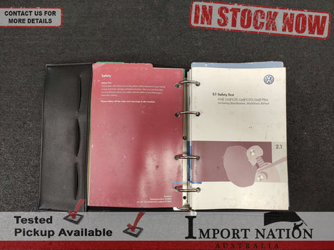 Leather Case For Volkswagen Owner's Manual / User Guide – Genuine VW Style
