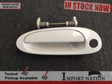 TOYOTA SOARER LEFT EXTERIOR DOOR HANDLE - WHITE PEARL #1