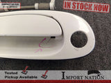 TOYOTA SOARER LEFT EXTERIOR DOOR HANDLE - WHITE PEARL #1