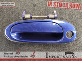 TOYOTA SOARER LEFT EXTERIOR DOOR HANDLE - BLUE - ITEM #15