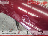 TOYOTA SOARER PASSENGER SIDE FENDER - MAROON RED 3L4 #9