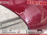 TOYOTA SOARER PASSENGER SIDE FENDER - MAROON RED 3L4 #9