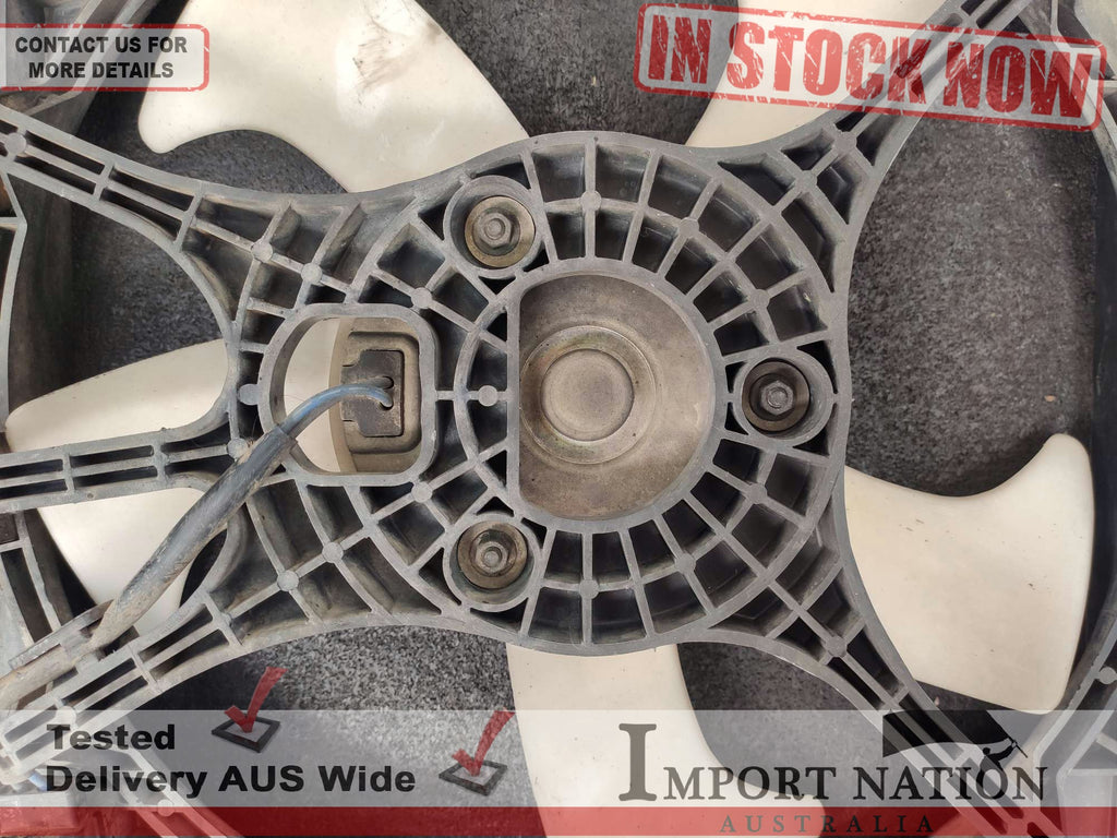 SUBARU IMPREZA GC8 GF8 LEFT RADIATOR COOLING FAN 2-PIN 125MM EJ20 NA ...