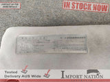 TOYOTA SOARER RIGHT INTERIOR SUN VISOR - GREY - NON-ELECTRIC DEFECT