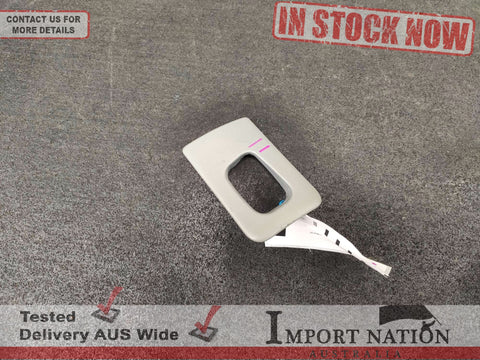 TOYOTA SOARER LEFT REAR SEATBELT BUCKLE TRIM - SPRUCE 91-00 DEFECT