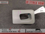 TOYOTA SOARER LEFT REAR SEATBELT BUCKLE TRIM - SPRUCE 91-00 DEFECT